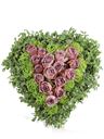 Cuore di rose rosa