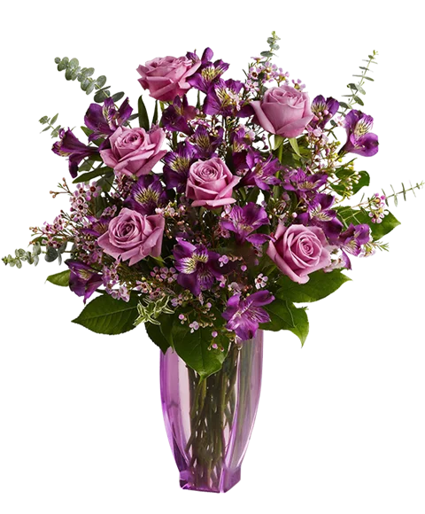 Consegna a domicilio un omaggio floreale. Spedisci in Italia un bouquet di  rose rosa o fiori